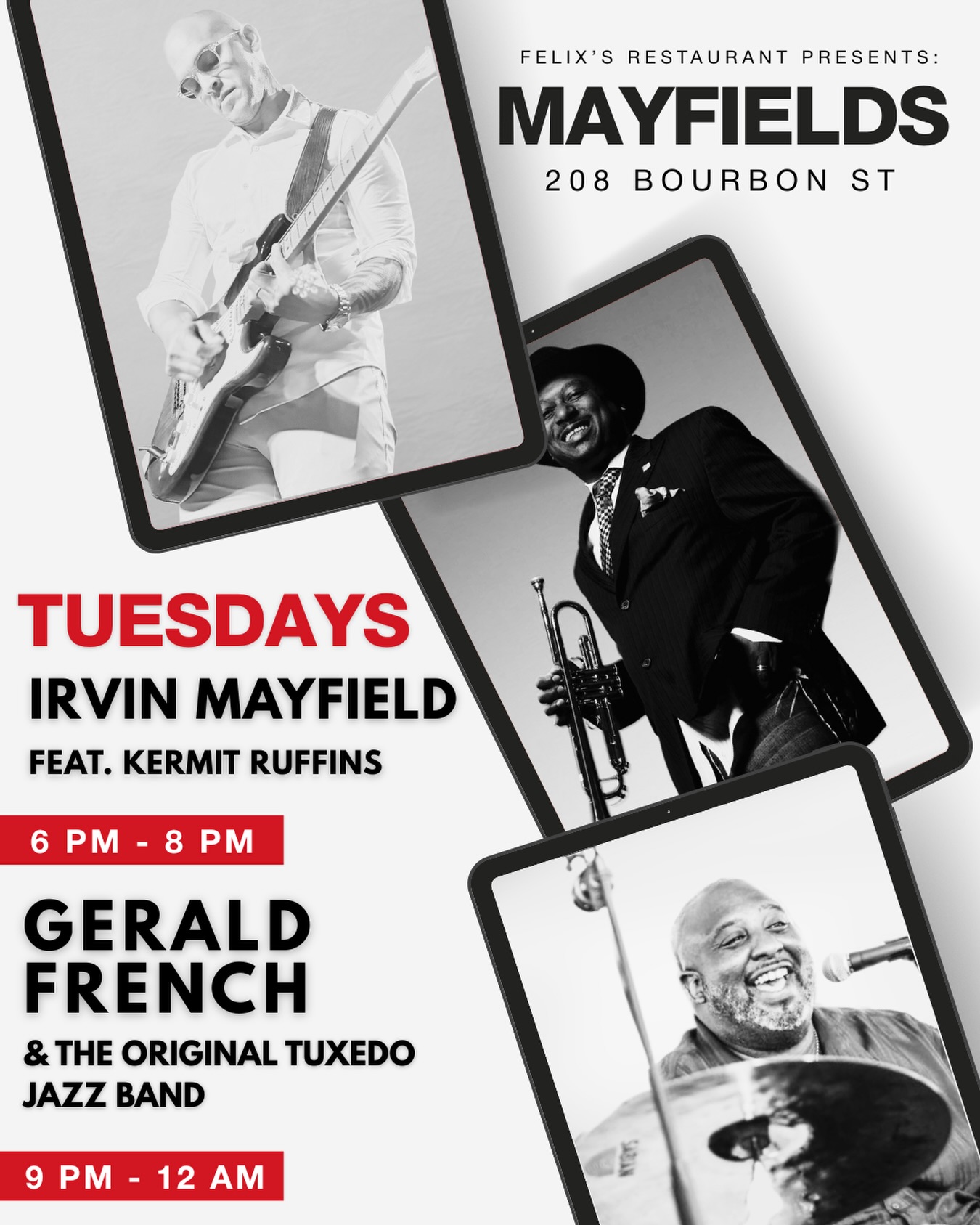 Tuesday's at Mayfield's 208