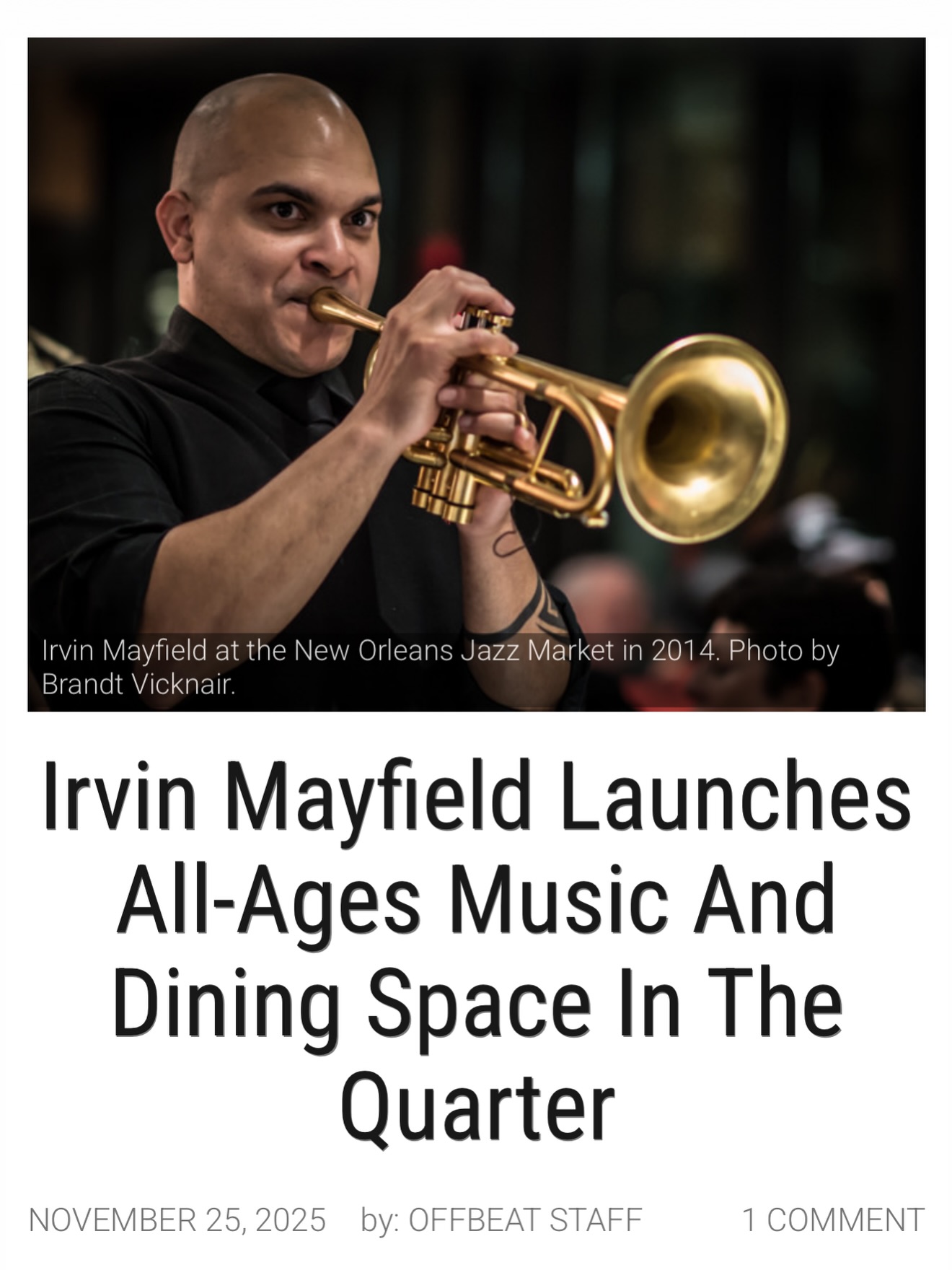 Mayfield's 208 Bourbon Opening Off Beat Story